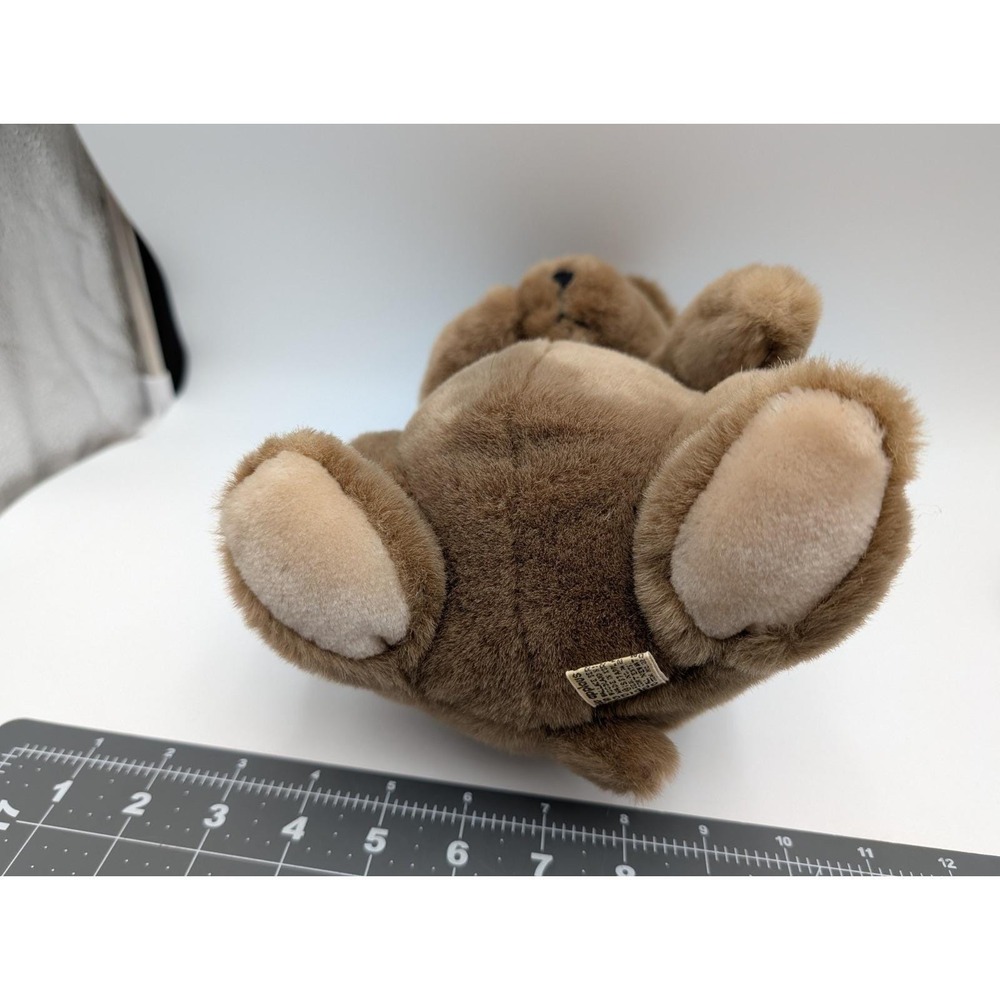 Applause Sweet Pea Bear Plush Brown 12 Inch 1987 Stuffed Animal Toy - Picture 5 of 8